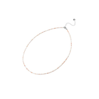 Agato Mineralkjede for kvinner med rosa opal POL-N10/47L
