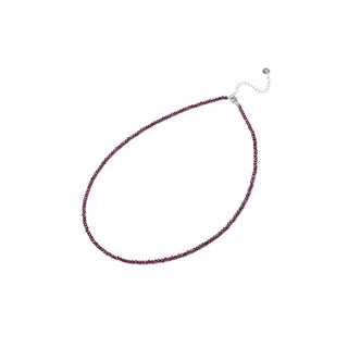 Agato Bead Mineral POL-N11/47L Granato — Collana