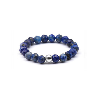 Agato Lapis Lazuli Bead Ring POL-R02 - Obvod: 49 mm