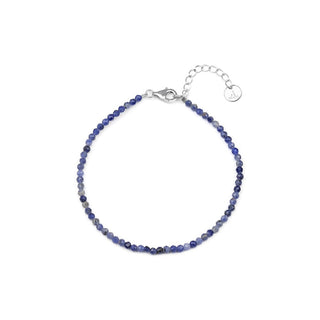Agato Sodalite Beads Mineral Armbånd POL-B16/21L