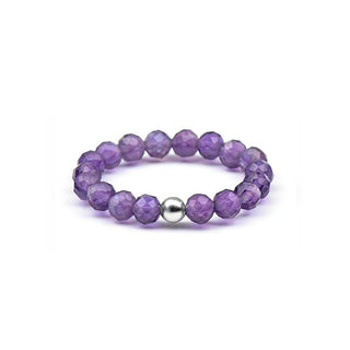 Agato Anello minerale ametista POL-R03 Circuito 53 mm — Anello