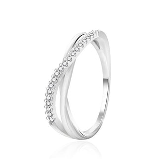 Agato Anello argento zirconi AGT-R44W Circuito 56 mm — Anello