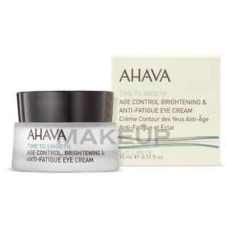 Ahava タイム トゥ スムース エイジ コントロール イルミネーティング アンド アンチファティーグ アイ クリーム 15 ml