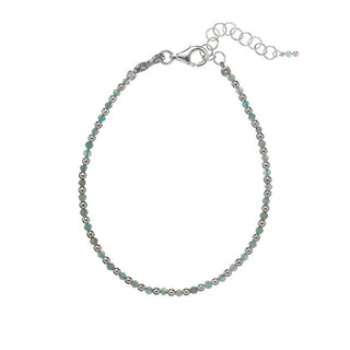 Alisia Amazonite Bead Bracelet AL1235-Silver-Amazonite