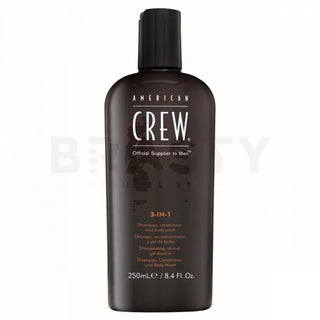 American Crew 3合1多功能洗发水、护发素和沐浴露 250毫升 
