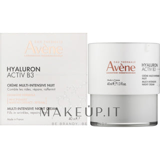 Avène كريم هيالورون أكتيف بي 3 الليلي المجدد (متعدد التكثيف) 40 مل