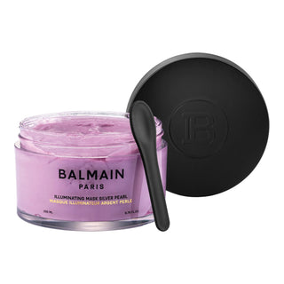 Balmain מסכה מאירה לשיער בלונדיני ואפור פנינת כסף 200 מ"ל