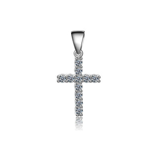 Beneto Sølvvedhæng med Zirconia Cross AGH593