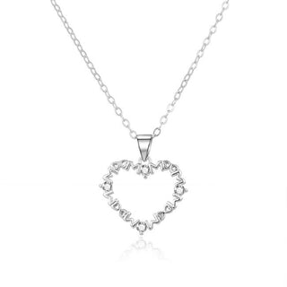 Beneto Zilveren ketting met zirkonia AGS1239/47