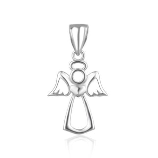 Beneto Pandantiv din argint delicat Angel AGH676