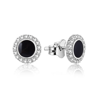 Beneto TAGUP1629 Boucles d'oreilles en argent scintillant