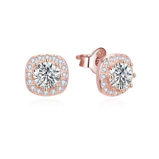 Beneto Elegante bronseøreringer med zirkonium AGUP3347-ROSE