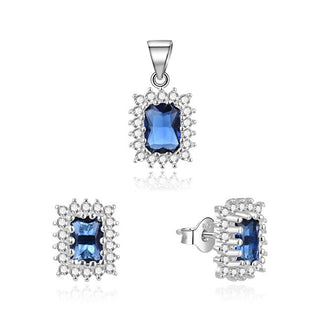 Beneto Set elegant cu zirconiu TAGSET287 (pandavant, cercei)