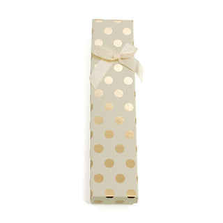 Beneto exclusive Scatola regalo crema puntini dorati KP6-20 — Confezione regalo