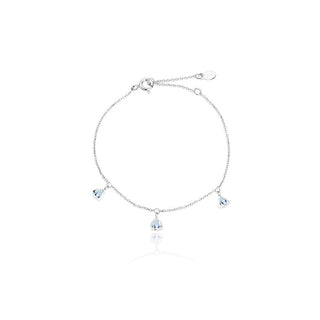 Beneto exclusive Elegant silver bracelet with topaz TOPAGB5/20