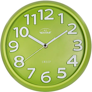 Bentime Orologio da parete con funzionamento regolare H43-SW8315GR — Orologio da parete