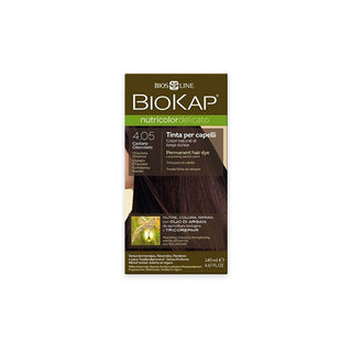 Biokap NUTRICOLOR DELICATO - Hiusväri - 4,05 Suklaakastanja 140 ml