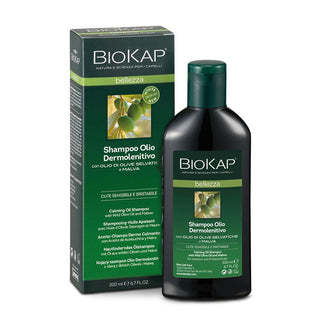 Biokap Myrkkyjä poistava shampoo hiuksille mustalla savella ja aktiivihiilellä 200 ml