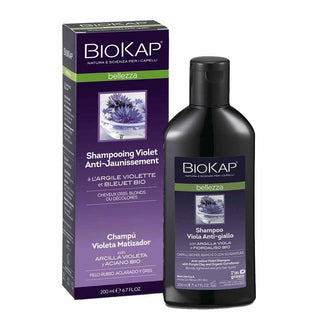 Biokap Keltaisia sävyjä neutraloiva shampoo 200 ml