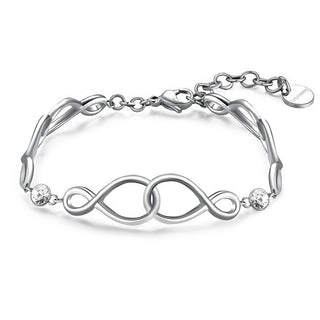 Brosway Elegantní ocelový náramek Infinity Ribbon BBN25