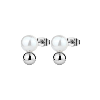 Brosway Brincos EM aço Decent com pérolas Perfect bpc22 