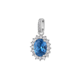 Brosway Eleganter Silberanhänger Fancy Freedom Blue FFB11