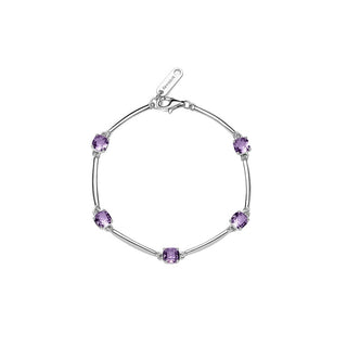 Brosway Fancy Magic Purple Cubic Zirconia Silver Bracelet FMP05