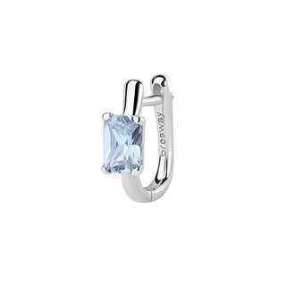 Brosway Fancy Cloud Vaaleansininen Hopea Single Korvakorut FCL08