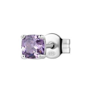 Brosway Κομψά μονά ασημένια σκουλαρίκια Fancy Magic Purple FMP07