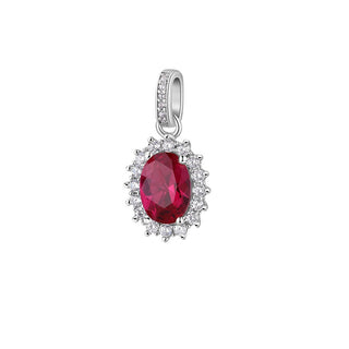 Brosway Elegantní stříbrný přívěsek Fancy Passion Ruby FPR13