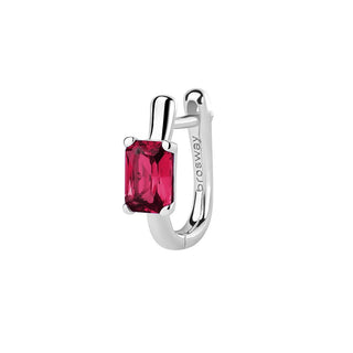 Brosway Μονό σκουλαρίκι σε Silver Fancy Passion Ruby FPR08