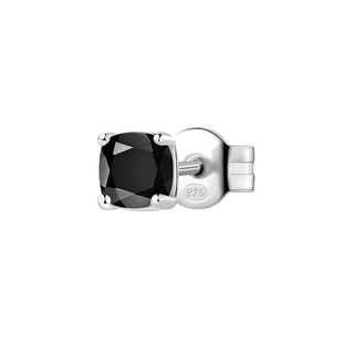 Brosway Κομψά Μονά Ασημένια Σκουλαρίκια Fancy Mystery Black FMB06