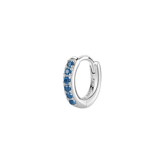 Brosway Cercel cu cerc cu un singur argint Fancy Freedom Blue FFB80