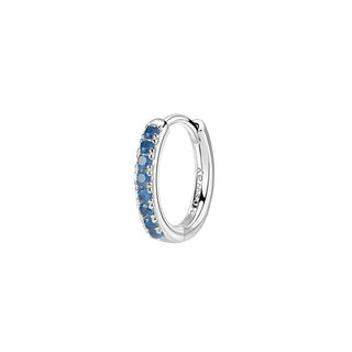 Brosway Tyylikkäät pyöreät yksittäiskorvakorut Fancy Freedom Blue FFB81