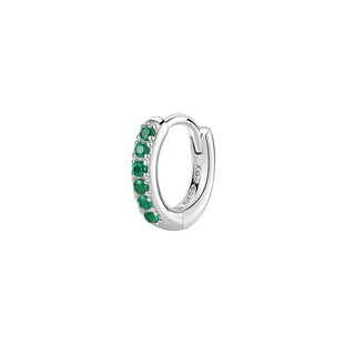 Brosway Cercel unic Cerc argintiu Fancy Life Green FLG80