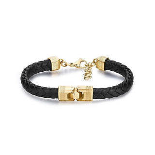 Brosway Bracelet tendance en cuir pour homme Knocker BKC23