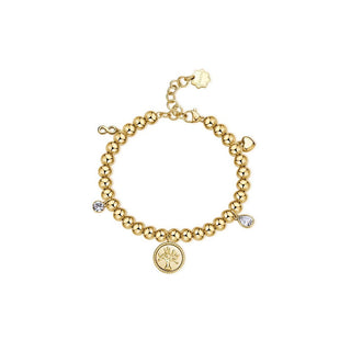 Brosway Gullbelagt sfærearmbånd med Chakra Charm BHKB160