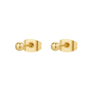 Brosway Brincos Essenciais Minimalistas Banhados a Ouro BNL11 - Diâmetro: 0,6 cm