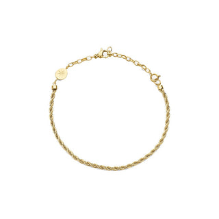 Brosway Elegant damearmbånd i forgyldt stål Essential BNL056