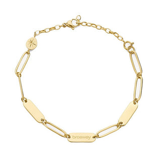 Brosway Bracelet chaîne plaqué or essentiel BNL068