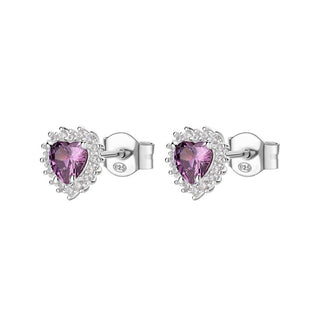 Brosway Fancy FMP53 Purple Magic ασημένια σκουλαρίκια