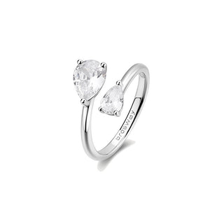 Brosway Bague ouverte en argent blanc fantaisie infini FIW118 - Circuit : 54 mm