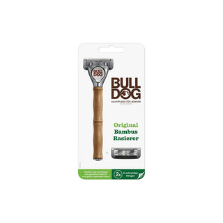 Bulldog Γνήσιο ξυράφι Bamboo + 2 ανταλλακτικές κεφαλές