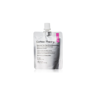 Carbon theory Tea Tree Charcoal Face Mask Mineral Mud Breakout Control 50ml