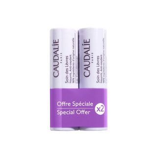 Caudalie Zestaw balsamów do ust (duet) 2 x 4,5 g