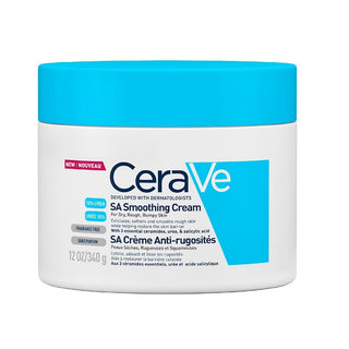 Cerave 乾燥肌または極度に乾燥した肌用の柔軟保湿クリーム SA スムージング バリエーション: 340 g