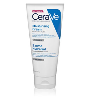 Cerave 乾燥肌または超乾燥肌用保湿クリーム（保湿クリーム） - 容量：340g