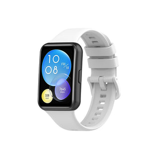 4wrist Huawei Watch FIT 2 Active Pro silikoniranneke - valkoinen