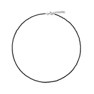 Again jewelry Κολιέ με μαύρο μαργαριτάρι AJKNA008