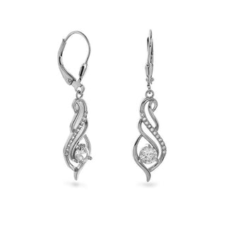 Again jewelry Orecchini pendenti in argento con cubic zirconia AJNS0045 — Orecchini